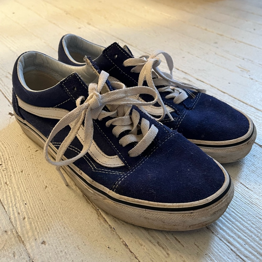 Dark Blue Vans